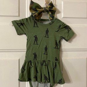 Posh Peanut Toy Soldier Body Twirl 0-3